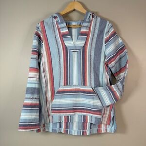 Faherty Womens Medium Baja Poncho Sierra Paradise Southwestern Surf Beach